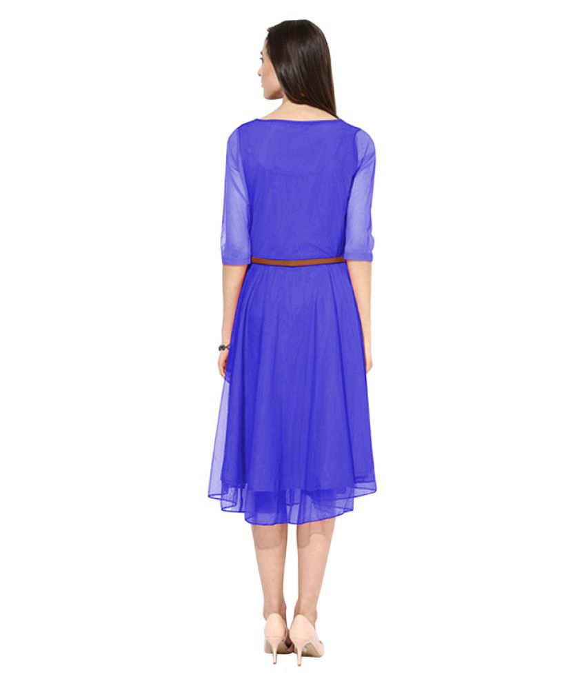 H N K Georgette Dresses - Buy H N K Georgette Dresses Online at Best ...