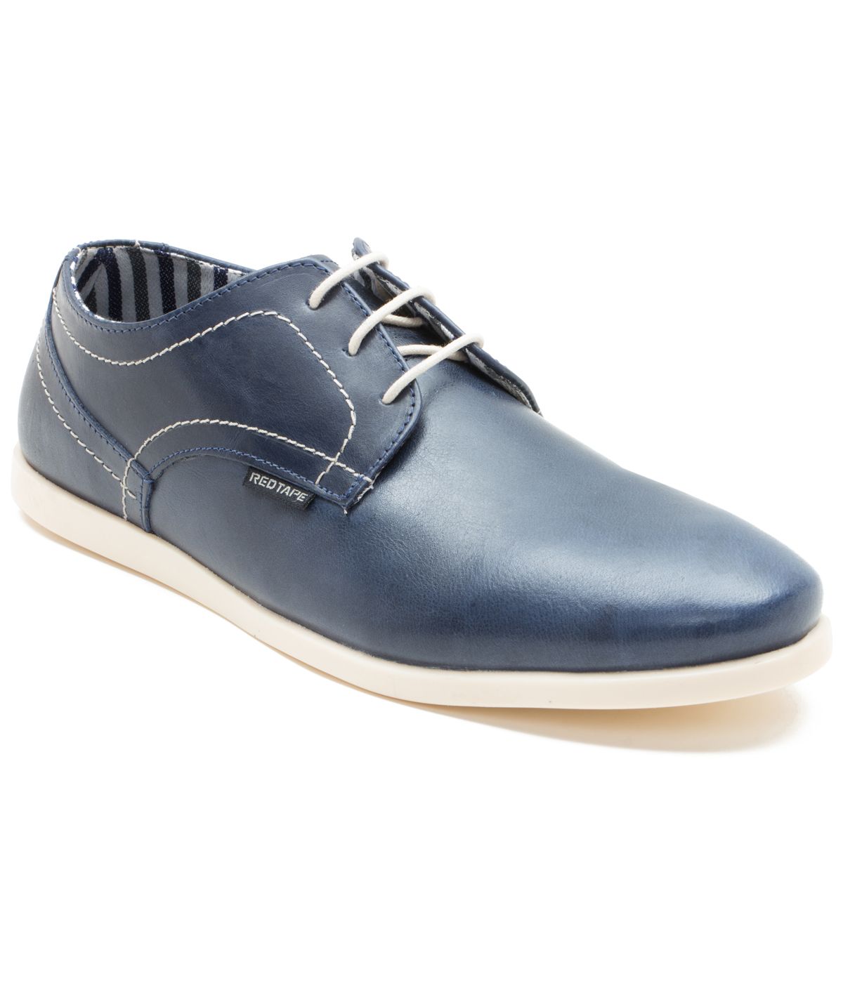 red tape blue shoes