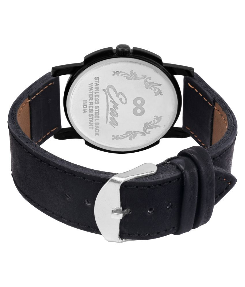 Eraa Men Analog BUDDHA Black wrist watch Buy Eraa Men Analog BUDDHA