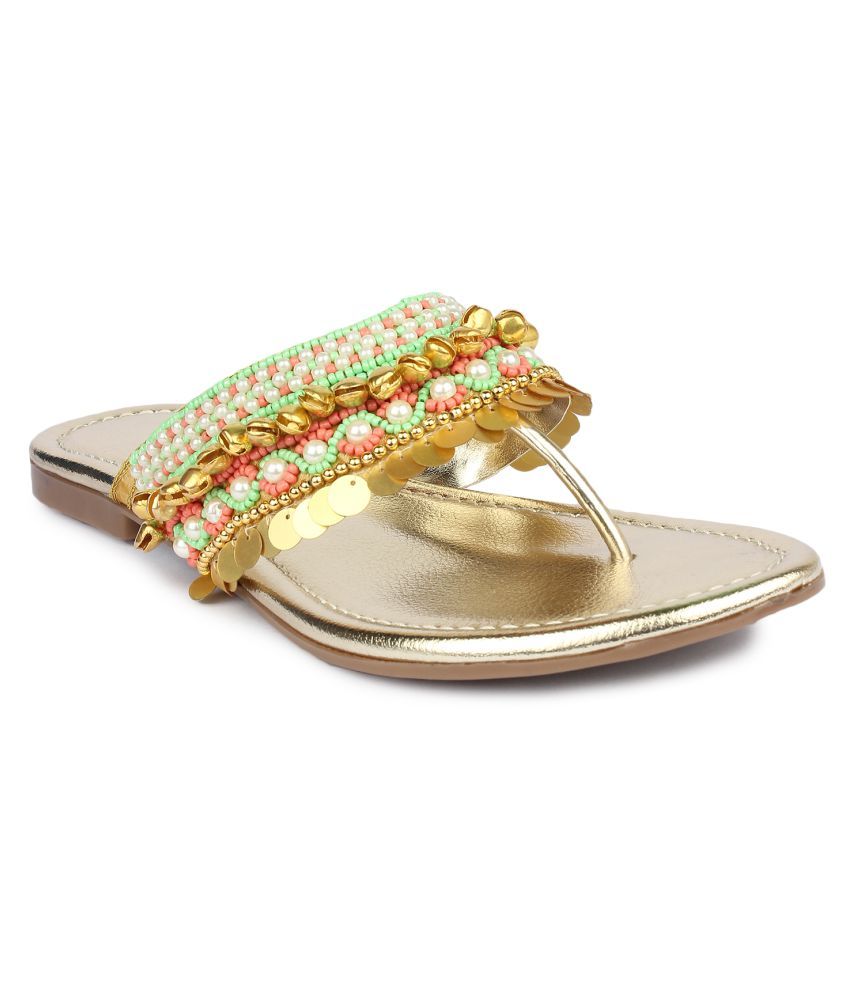 bright colored flats