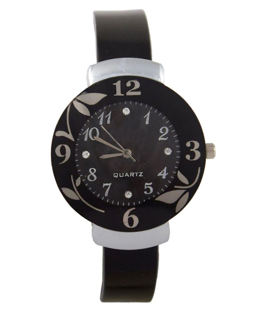 plain black digital watch