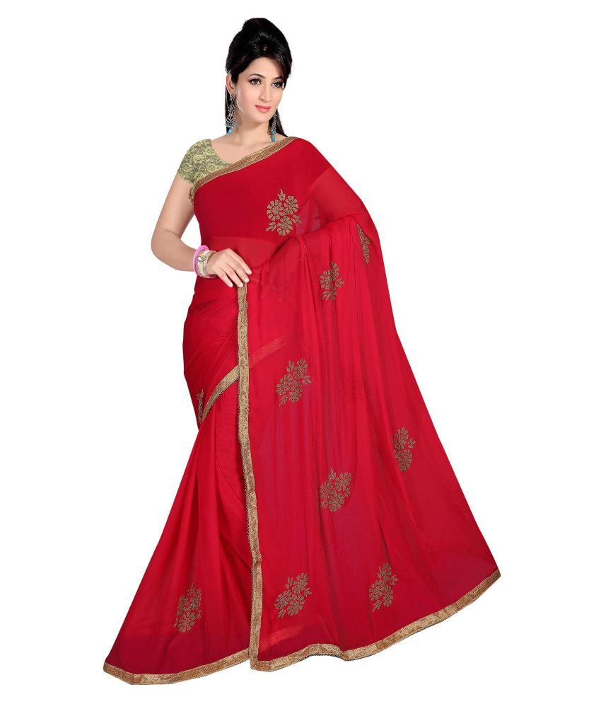chiffon sarees online low price