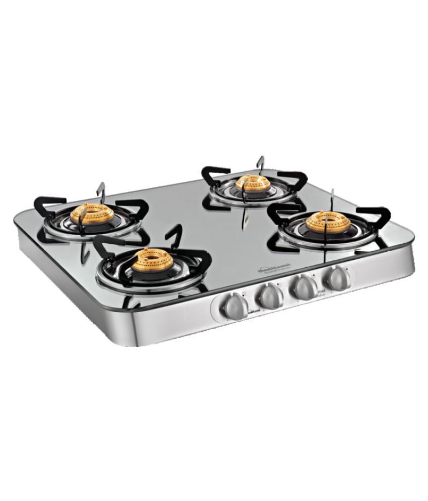 Sunflame Crystal Reflecto 4b Ss 4 Burner Manual Gas Stove Price In India Buy Sunflame Crystal Reflecto 4b Ss 4 Burner Manual Gas Stove Online On Snapdeal