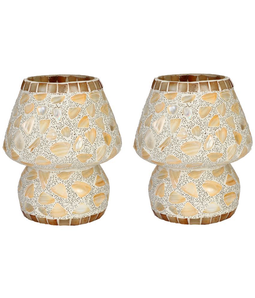     			Somil Exclusive 18 Glass Table Lamp - Pack of 2