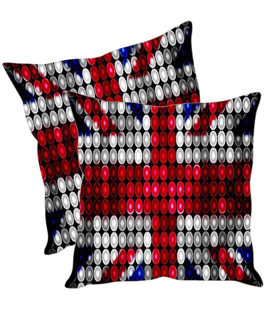 sleep nature's Set of 2 40X40 cm (16X16) Cushion Covers Abstract Themed