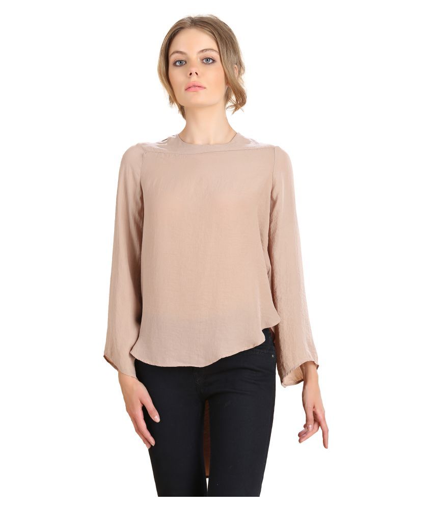 satin asymmetrical top