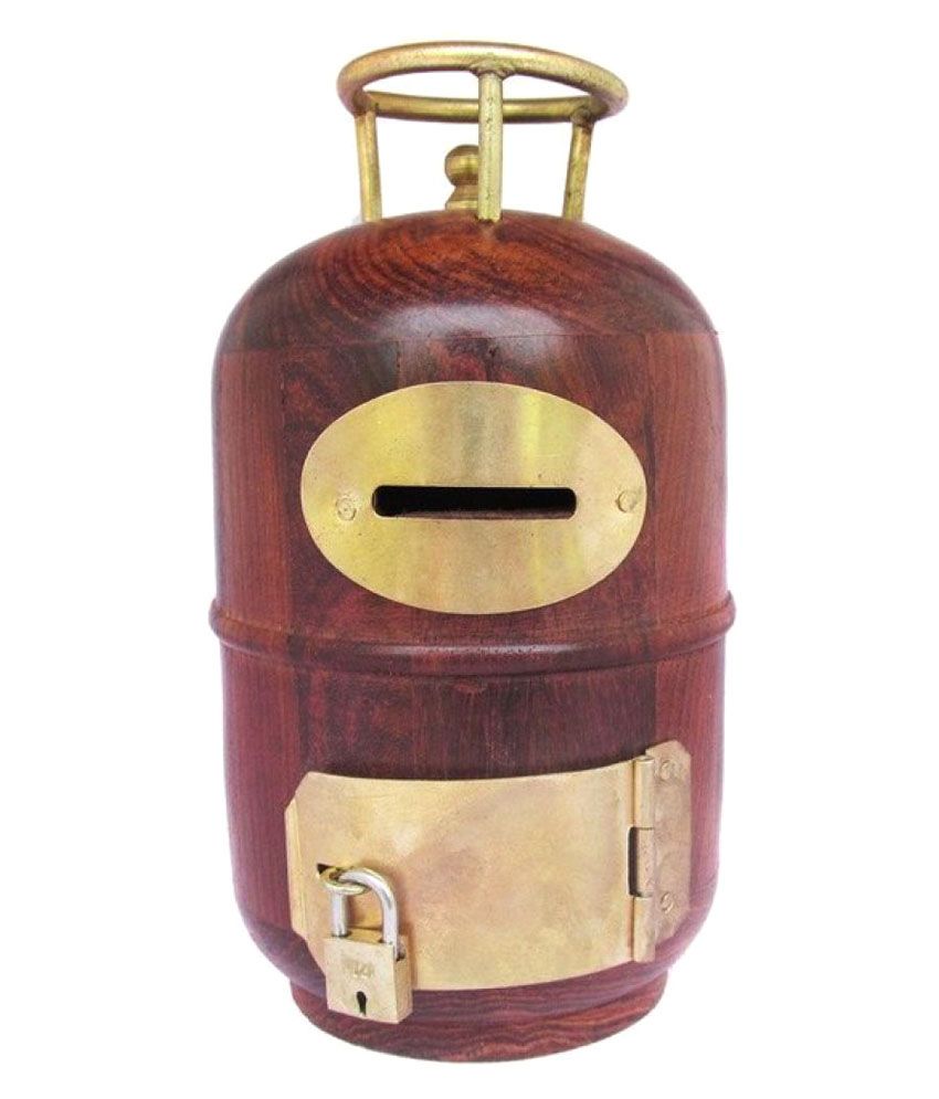 Vap Mart Brown Wood Piggy Bank Pack Of 1 Buy Vap Mart Brown