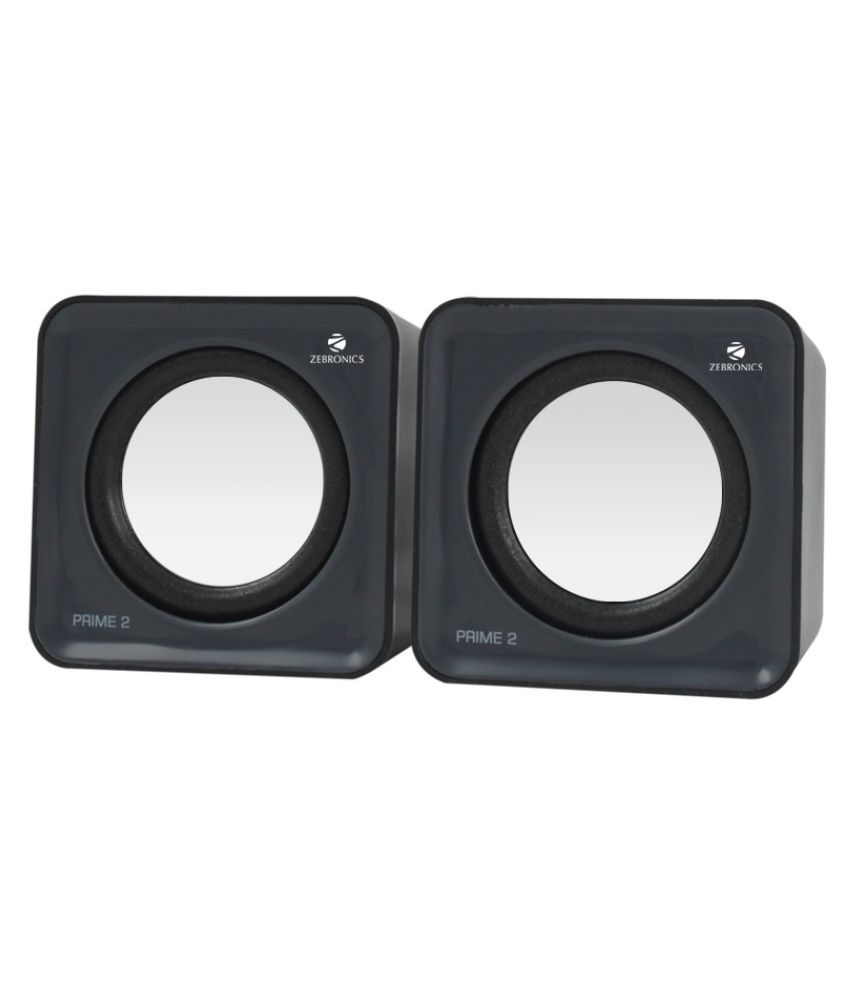     			Zebronics Prime 2 2.0 Speakers - Black