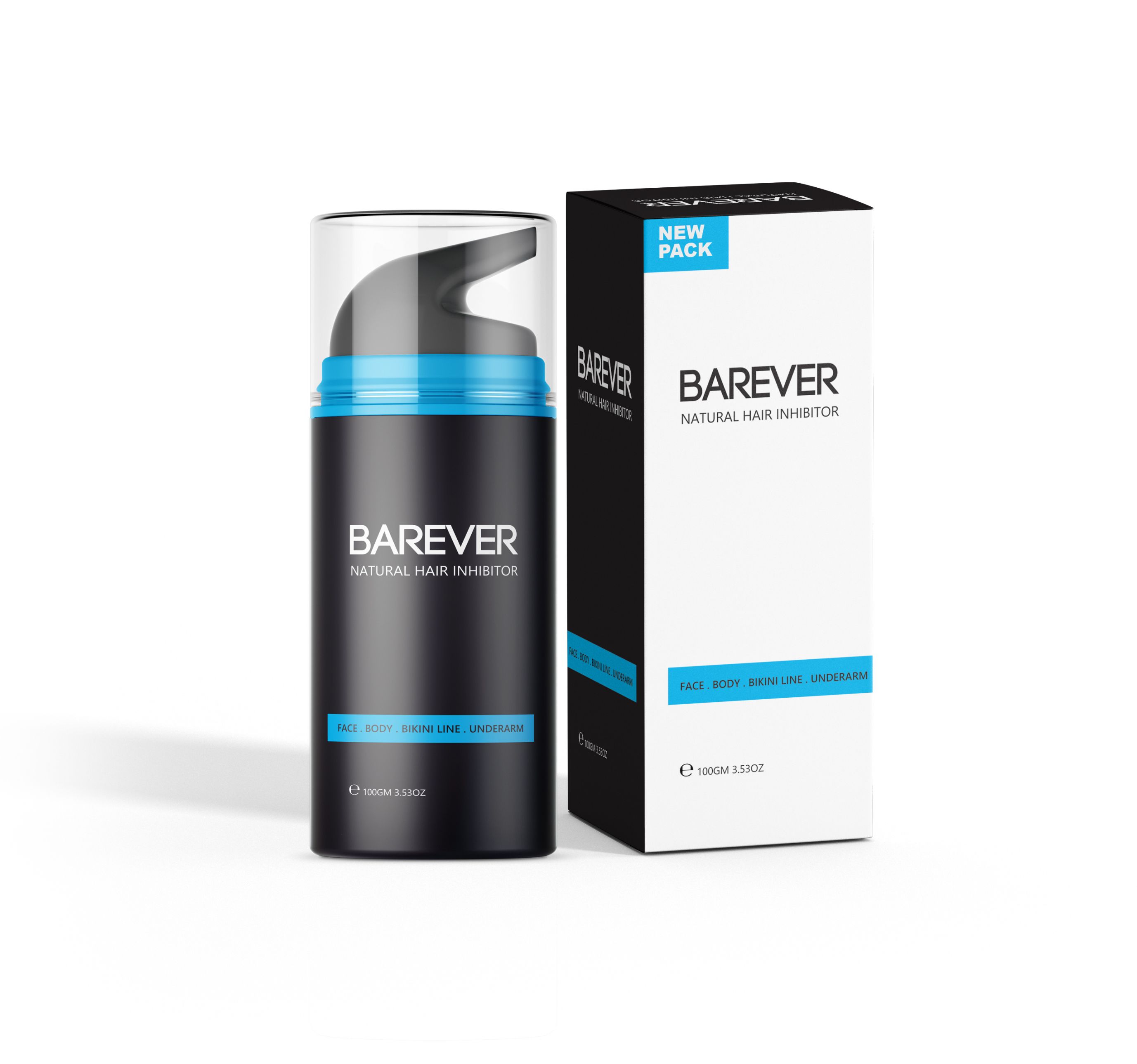Barever Natural Hair Reduction 100 GM- Face & Body