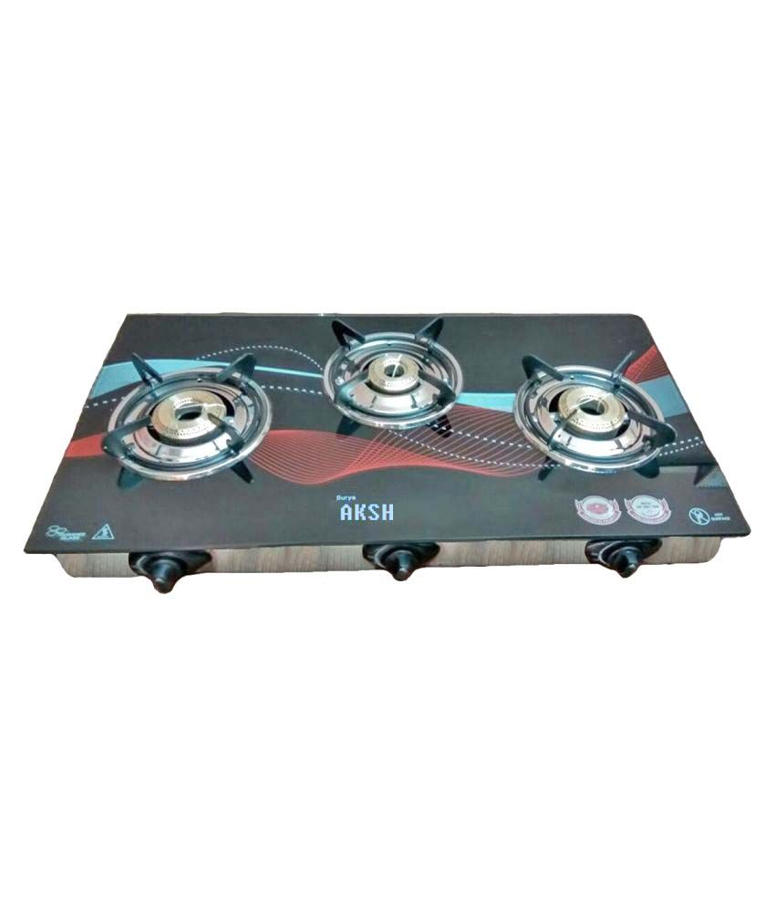 gas stove with downdraft ventilation system