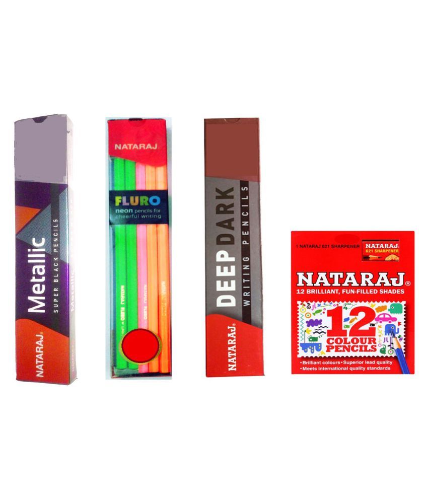nataraj 12 colour pencils