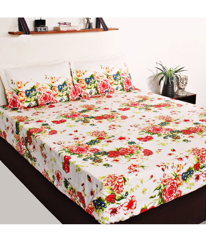 Portico New York 100 Cotton Double Bed Sheet Buy Portico New York