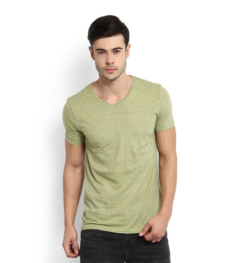 United Colors of Benetton Green V-Neck T-Shirt - Buy United Colors of ...