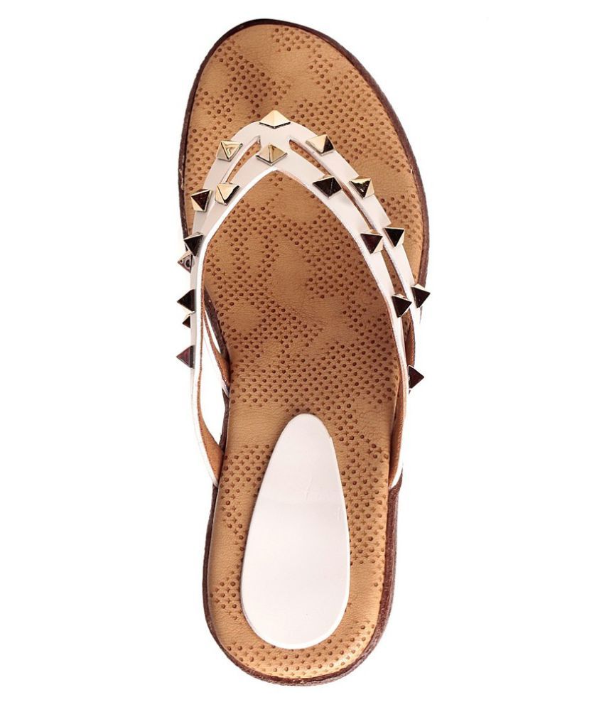 Feel It White Wedges Heels Price in India- Buy Feel It White Wedges Heels Online at Snapdeal