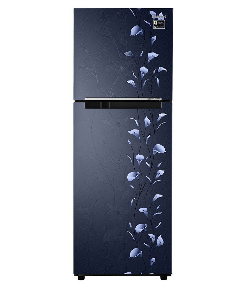 Samsung 253 Ltr 2 Star Rt28m3022uz Double Door Refrigerator Blue