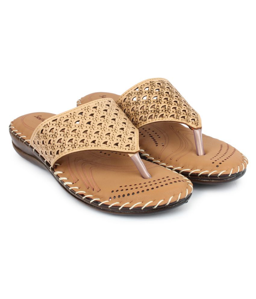 Doctor Soft Brown Flat Slip-on & Sandal Price in India- Buy Doctor Soft Brown Flat Slip-on 