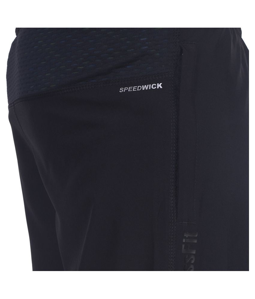 reebok black track pants