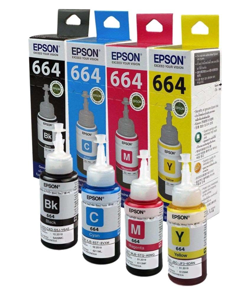 Epson T664 Original Multicolor Ink Buy Online at Best Price in India