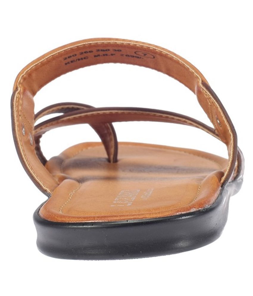KHADIM Tan Sandals - Buy KHADIM Tan Sandals Online at Best Prices in ...