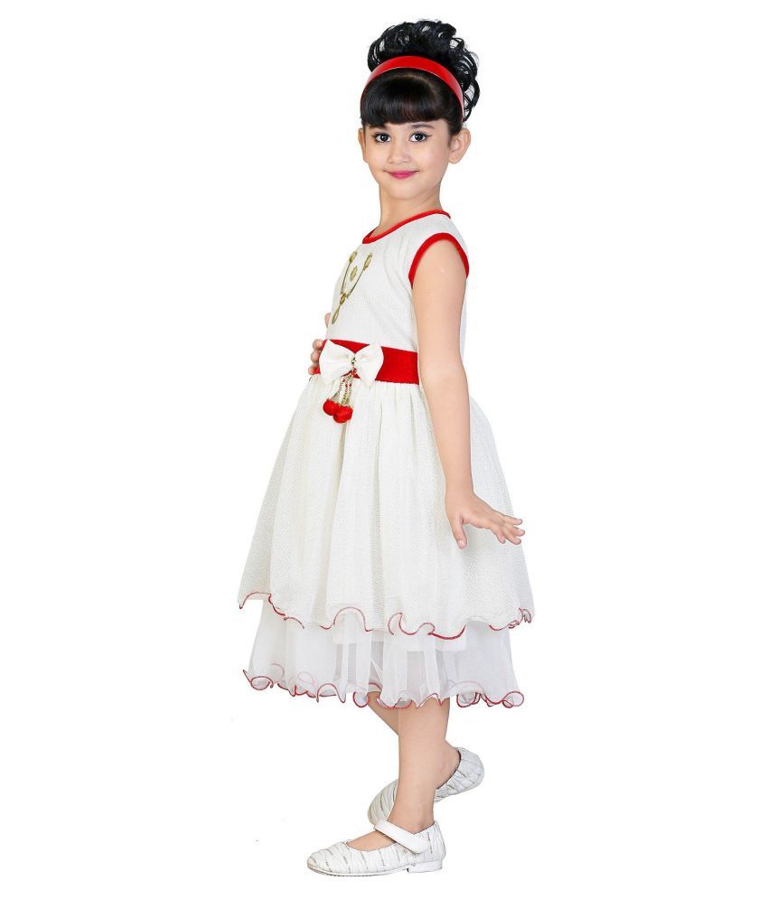 white frock net