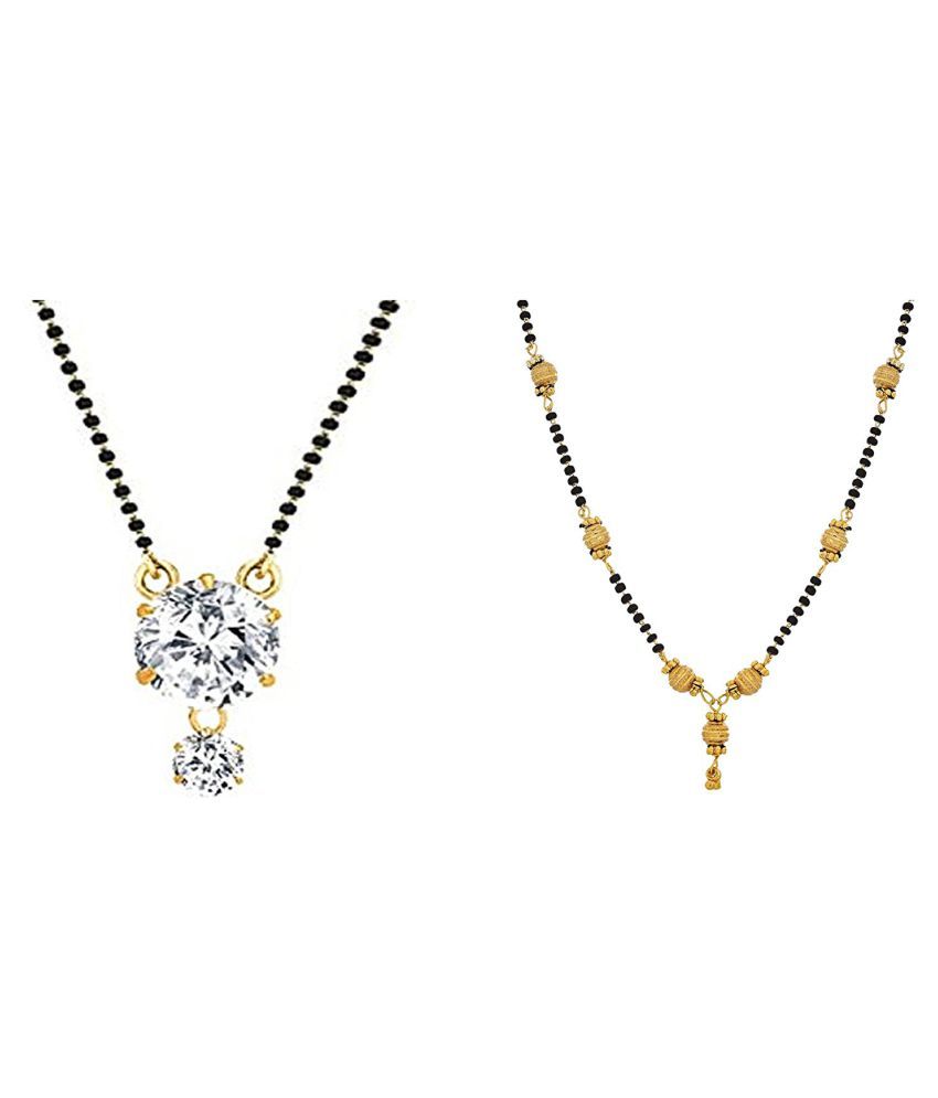     			Zeneme Charming Combo of 2 Mangalsutra set