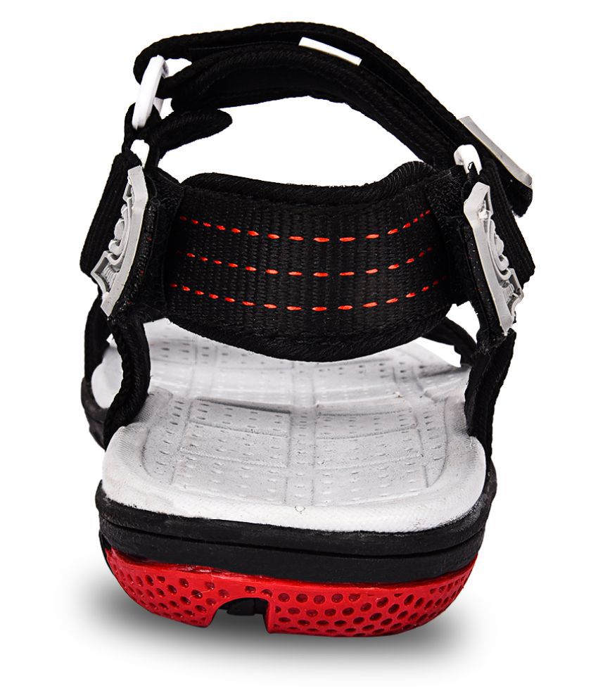 Rupani Black Floater Sandals - Buy 