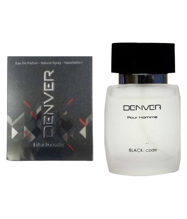 denver black code pocket perfume