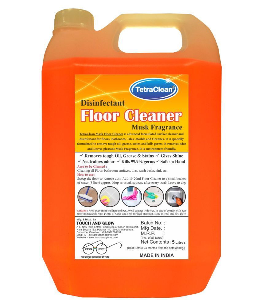 TetraClean Disinfectant Floor Cleaner Fresh Musk 5 l: Buy TetraClean ...