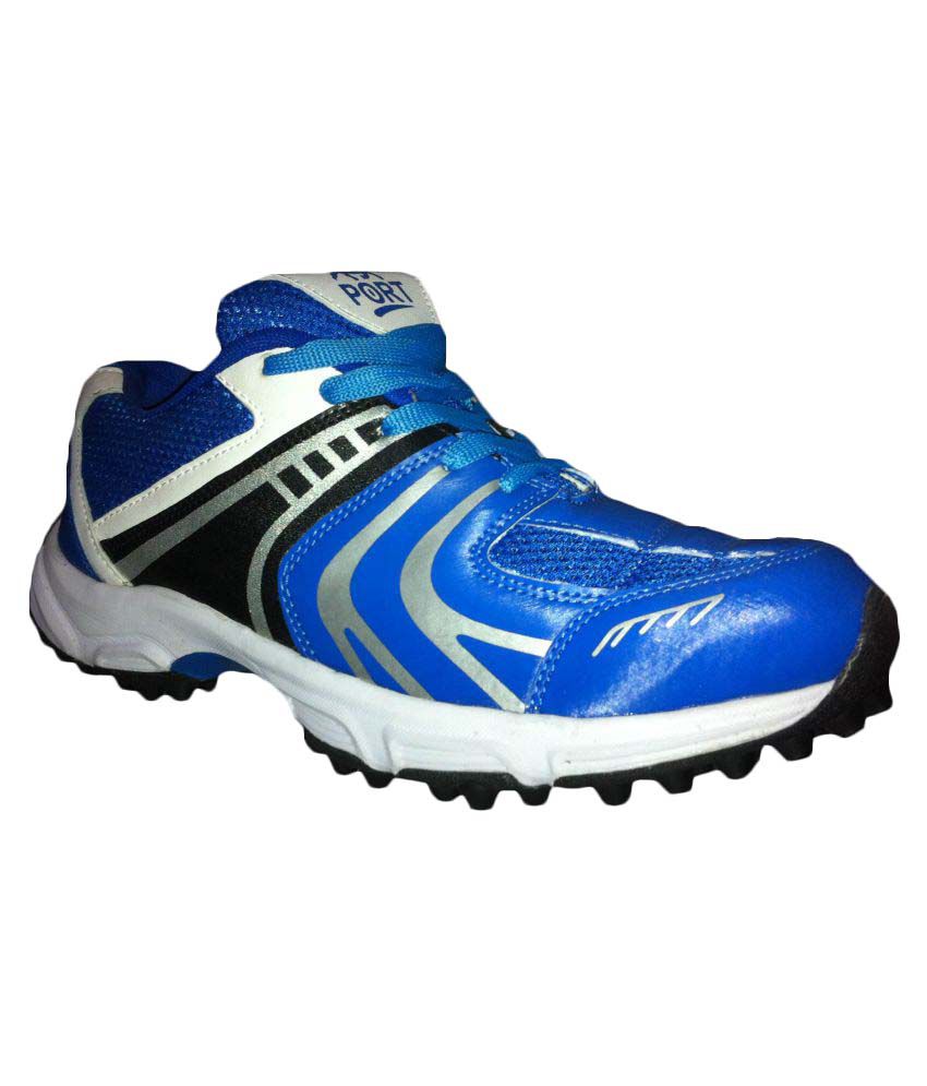 blue cricket shoes
