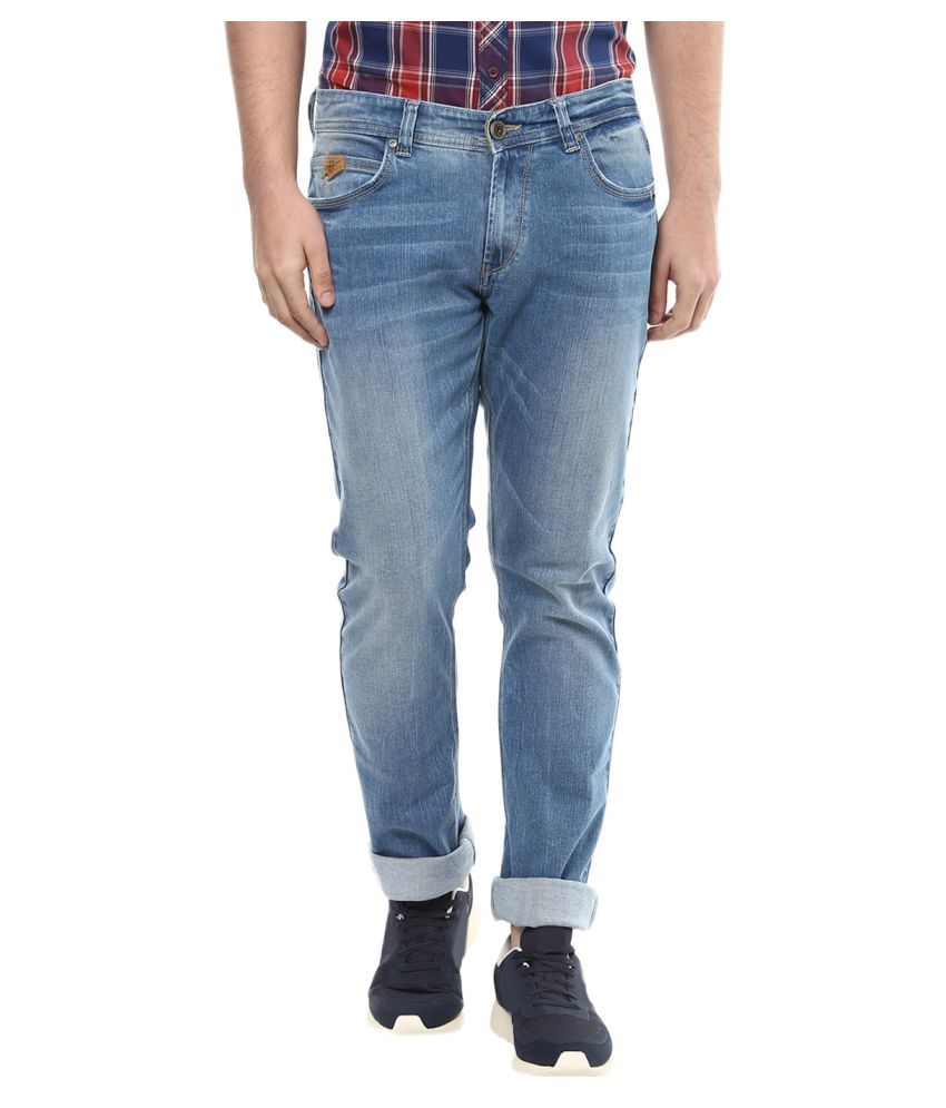 spykar regular men blue jeans