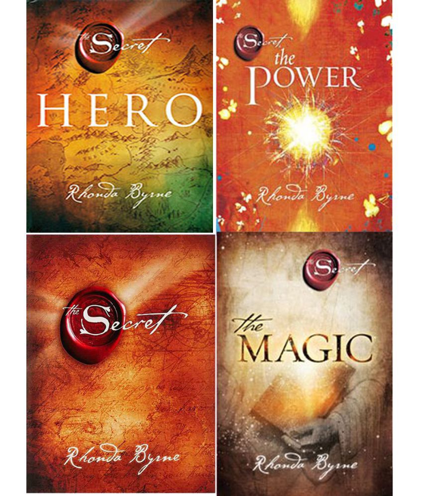     			Rhonda Byrne book combo pack ( English): The Secret, Magic, Hero & Power
