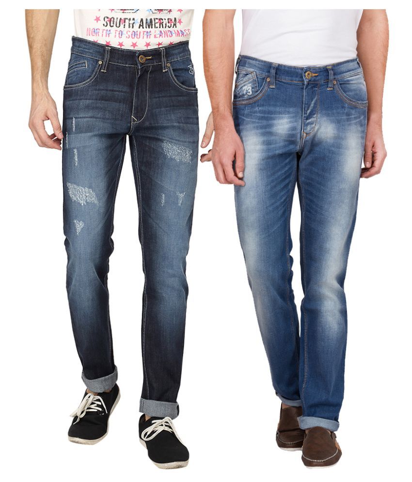 Pepe Jeans Multi Slim Jeans - Buy Pepe Jeans Multi Slim Jeans Online at Best Prices in India on 
