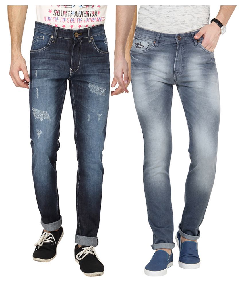 Pepe Jeans Multi Slim Jeans - Buy Pepe Jeans Multi Slim Jeans Online at ...