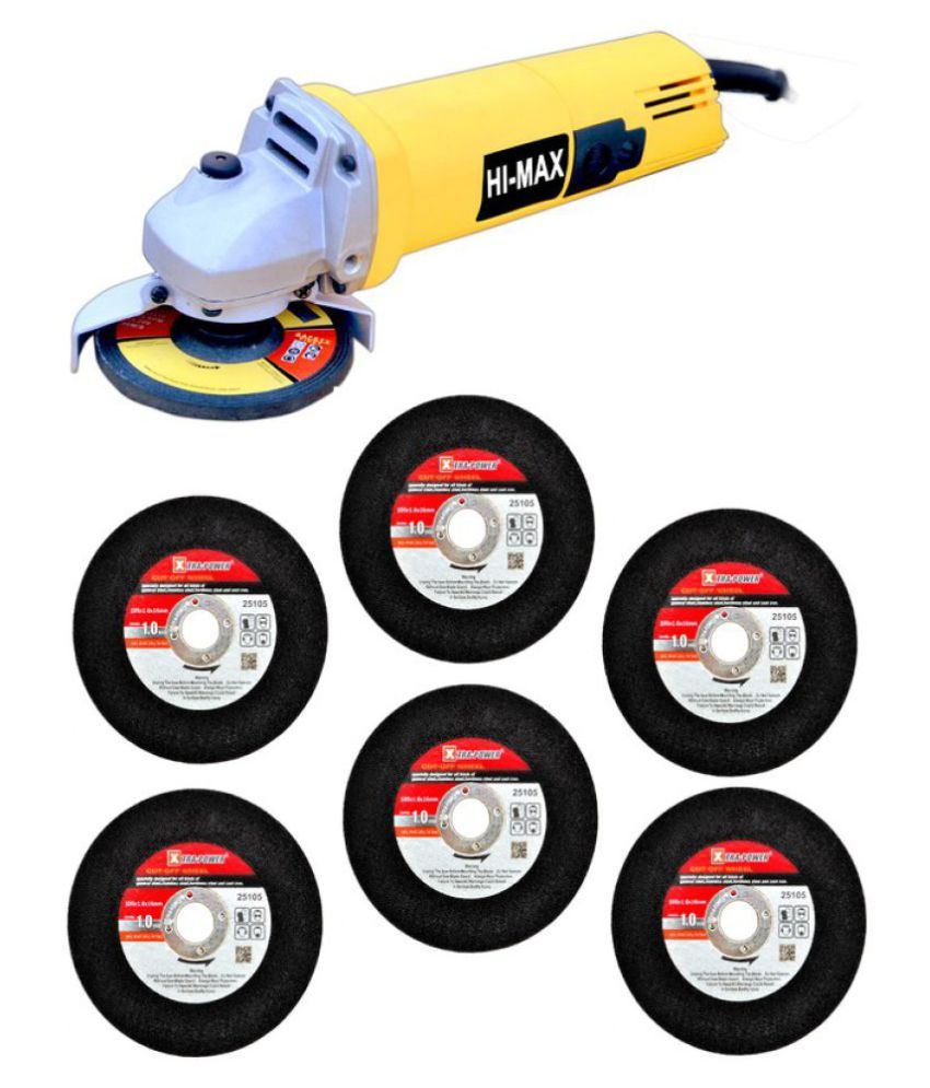 Hi Max 100mm A01 Angle Grinder 10 Pcs Metal Cutting Blades Buy Hi Max 100mm A01 Angle Grinder 10 Pcs Metal Cutting Blades Online At Low Price In India Snapdeal