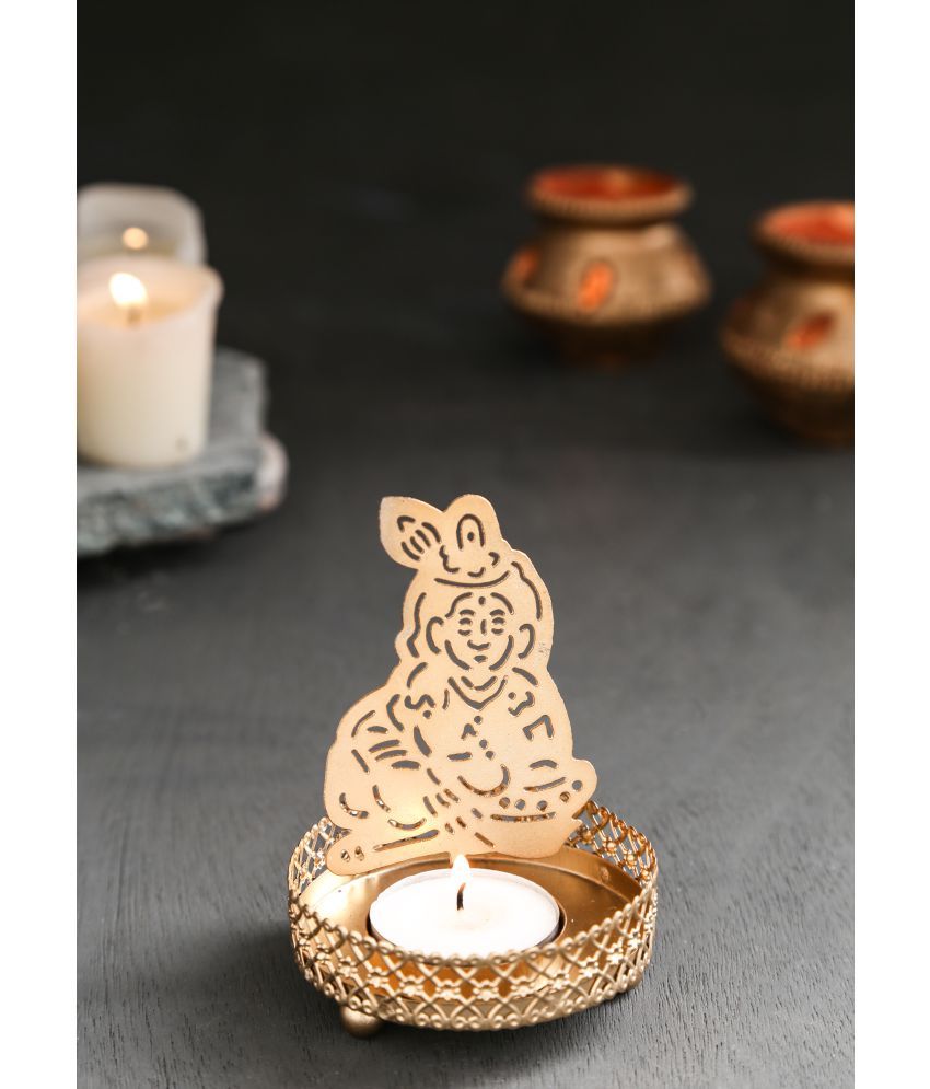 Carnival Brass Table Diya - Pack of 1: Buy Carnival Brass ...