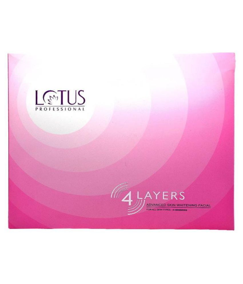 Lotus Professional 4 layer skin whitening Facial Kit gm: Buy Lotus