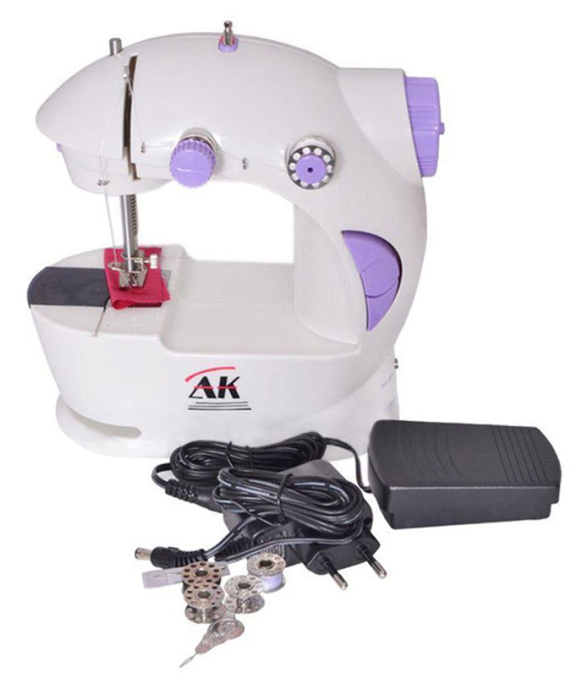 Medineeds Mini Portable with Foot Padal Electric Silai Stitching Sewing