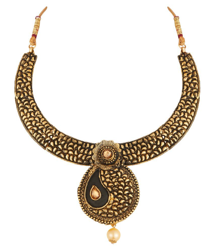 Apara Jaipur Oxidised Trendy Necklace/ Jewellery Set for Women - Buy ...