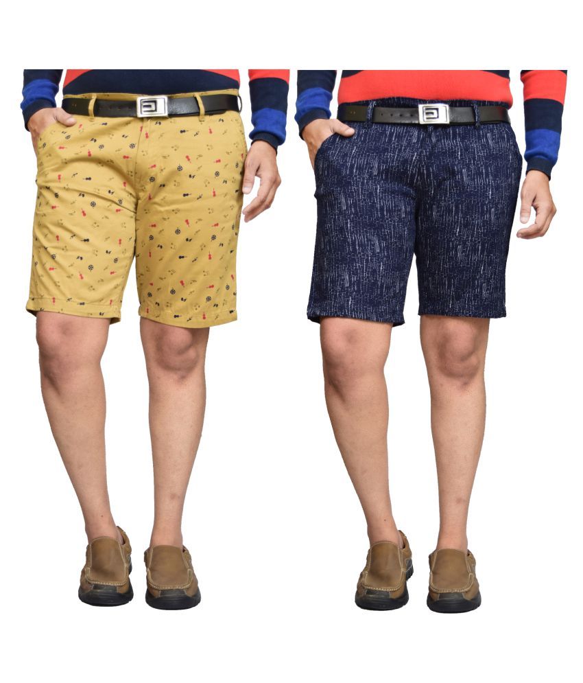     			American Noti Multi Shorts Pack of 2