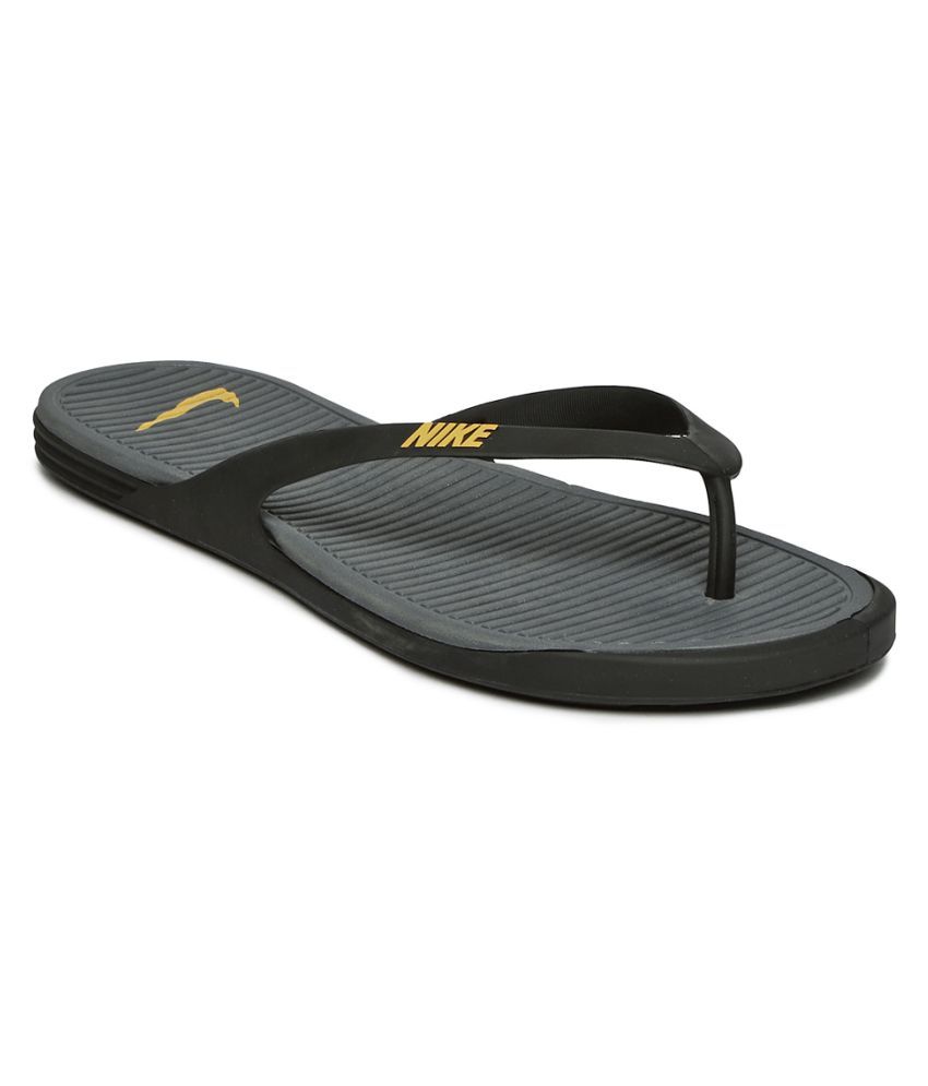 nike black thong flip flop