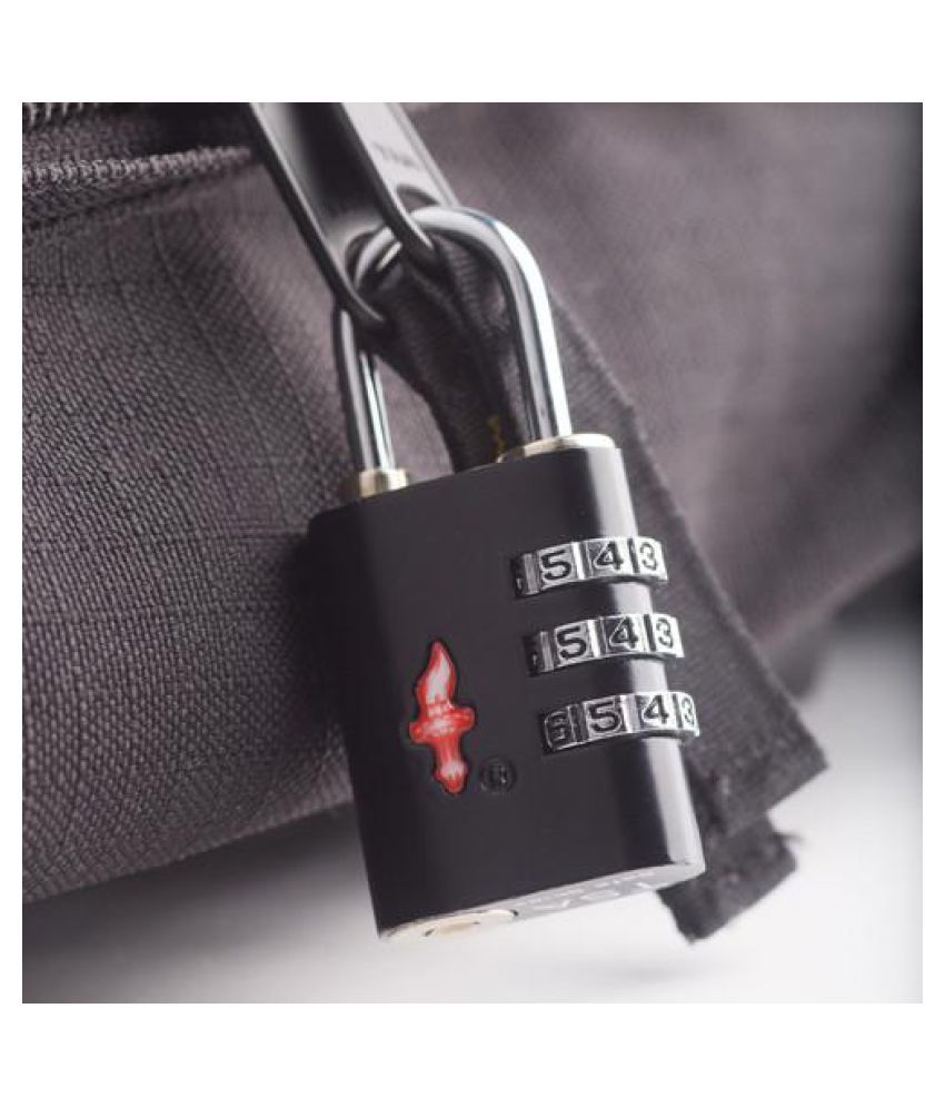Buy ININDIA TSA Travel Sentry 3Dial Luggage Lock With Red Indicator