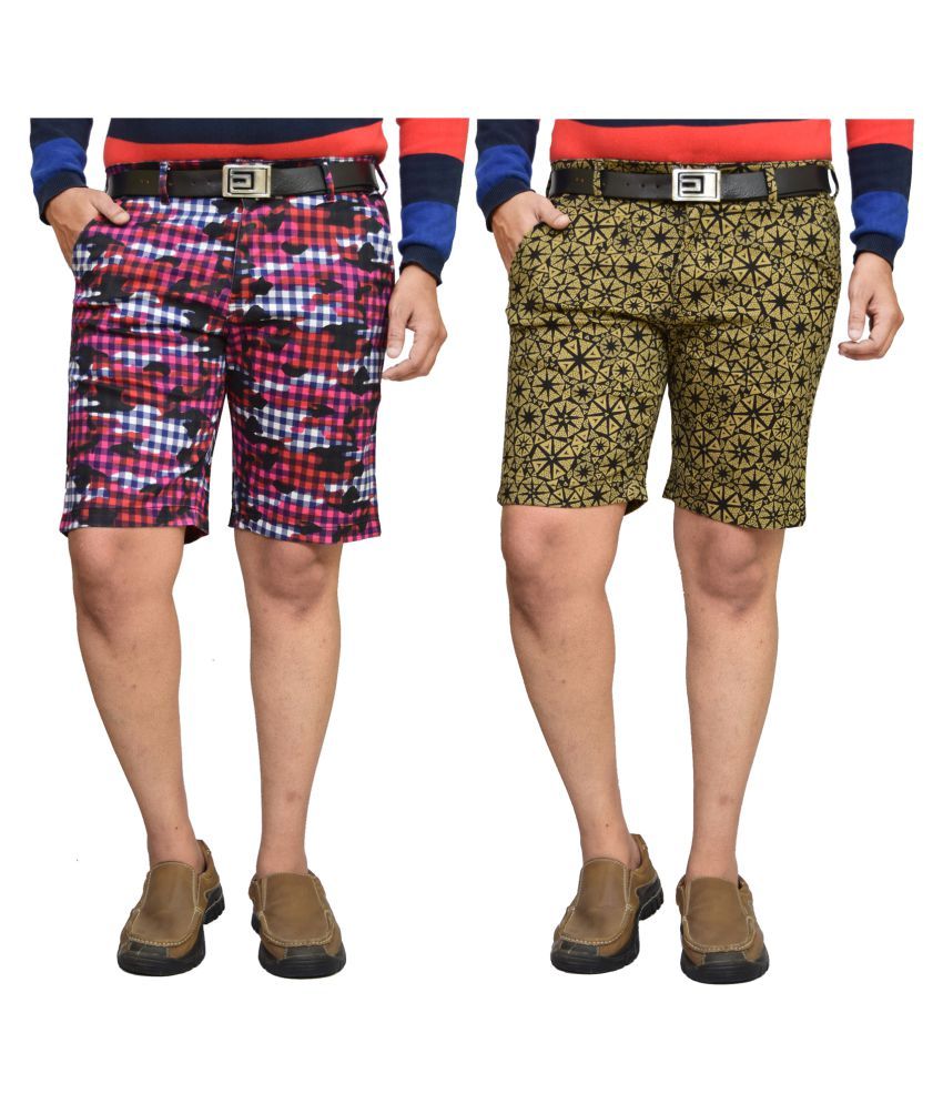     			American Noti Multi Shorts 2 shorts