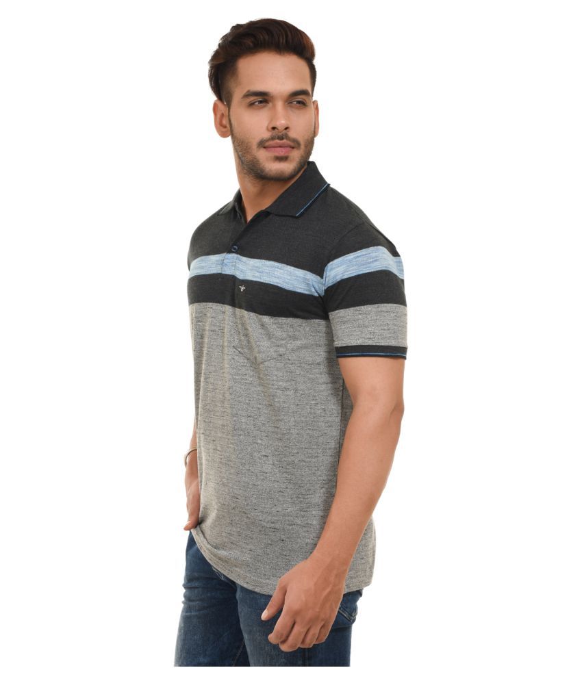 Western Vivid Blue Regular Fit Polo T 