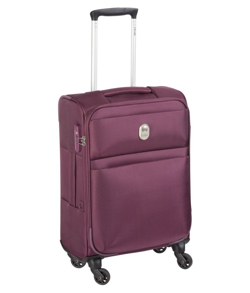 delsey purple luggage