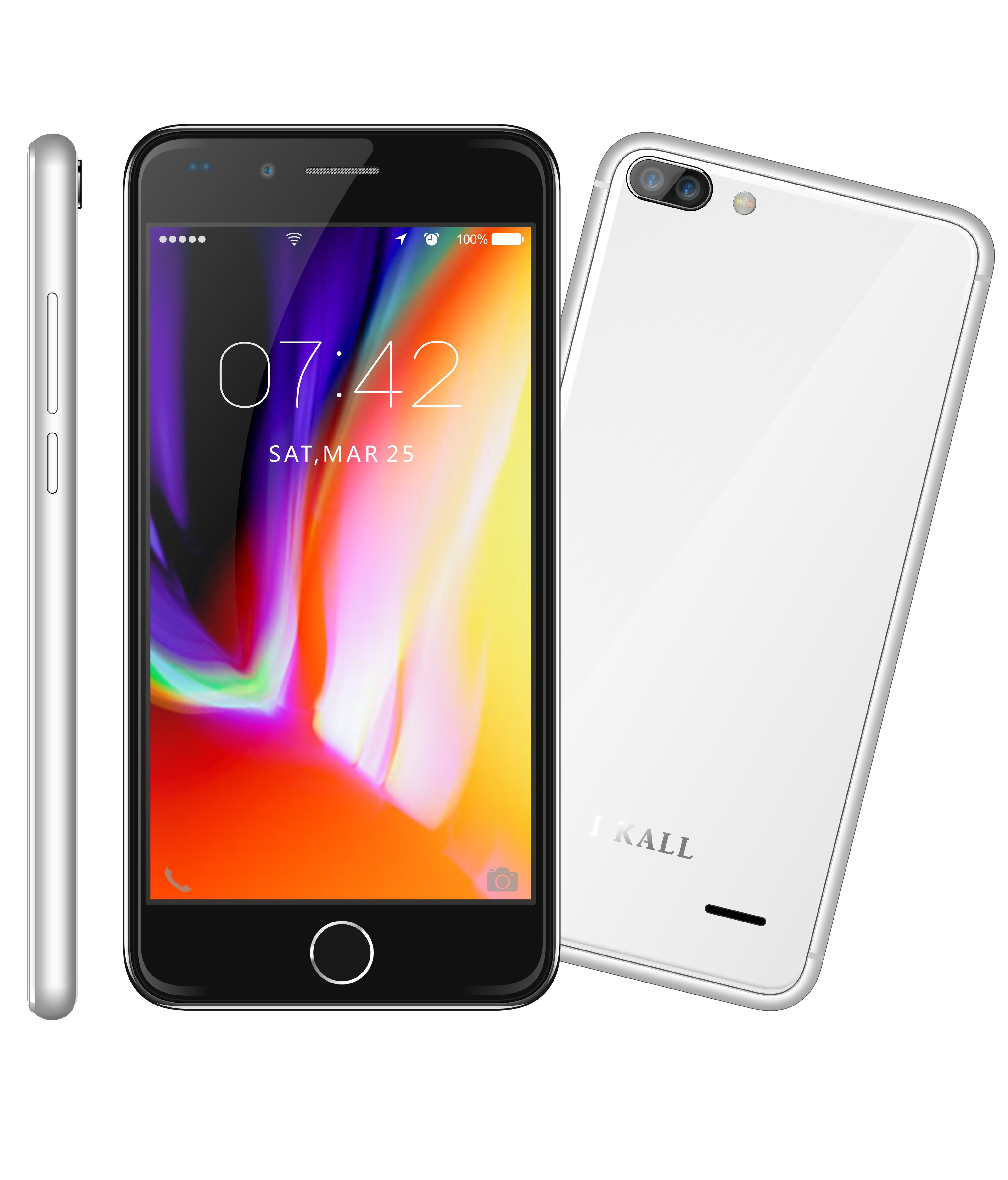 I Kall Silver 4G K2 with Waterproof Bluetooth Speaker 8GB Mobile I Kall Silver 4G K2 with Waterproof Bluetooth Speaker 8GB