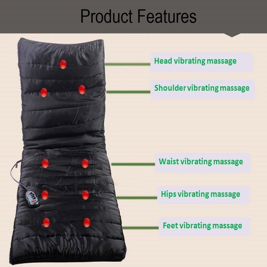 MaxSane Full Body Vibrating Massage Mattress with Soothing Heat Buy
