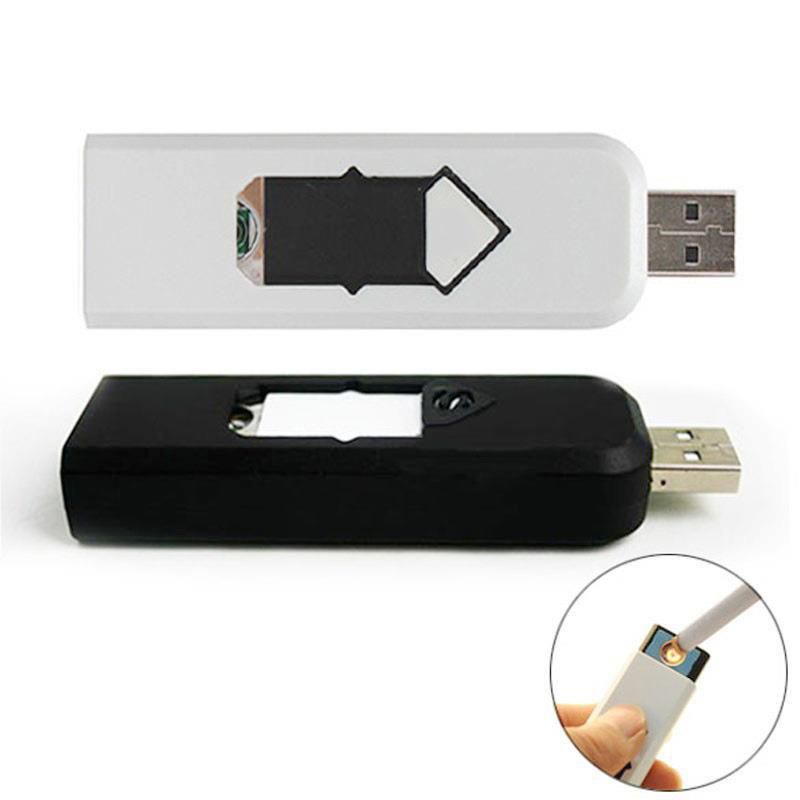     			USB Gadget Rechargeable Electronic Cigarette Cigar Lighter Flameless/ Windproof For It Professionals - 1 Pc