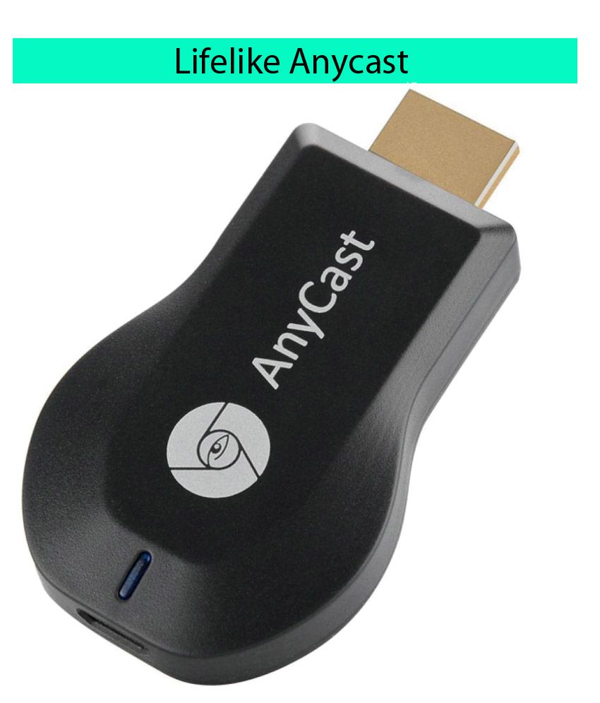     			Life Like Anycast Wireless TV  Dongle Miracast Streaming Device Receiver & Transmitter