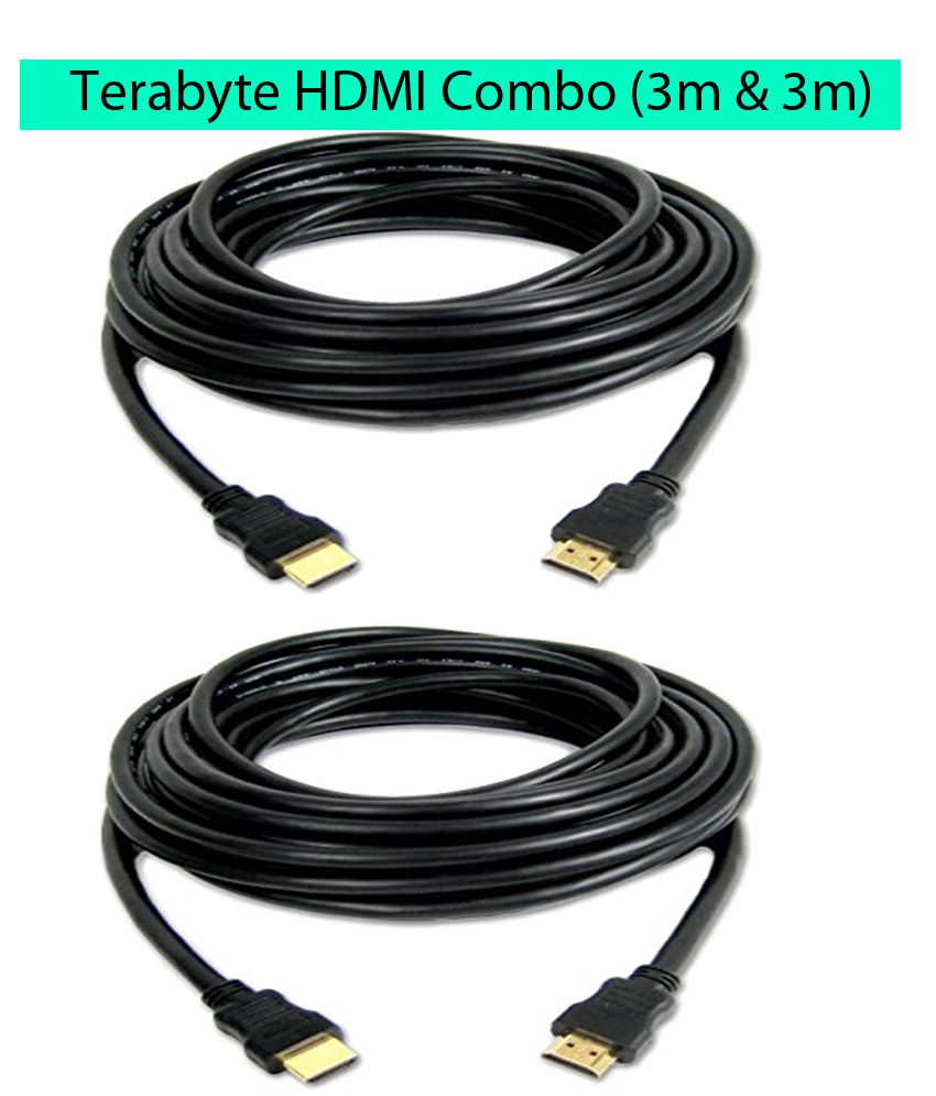     			Terabyte 3m,3m_Combo HDMI Cables - 3,3