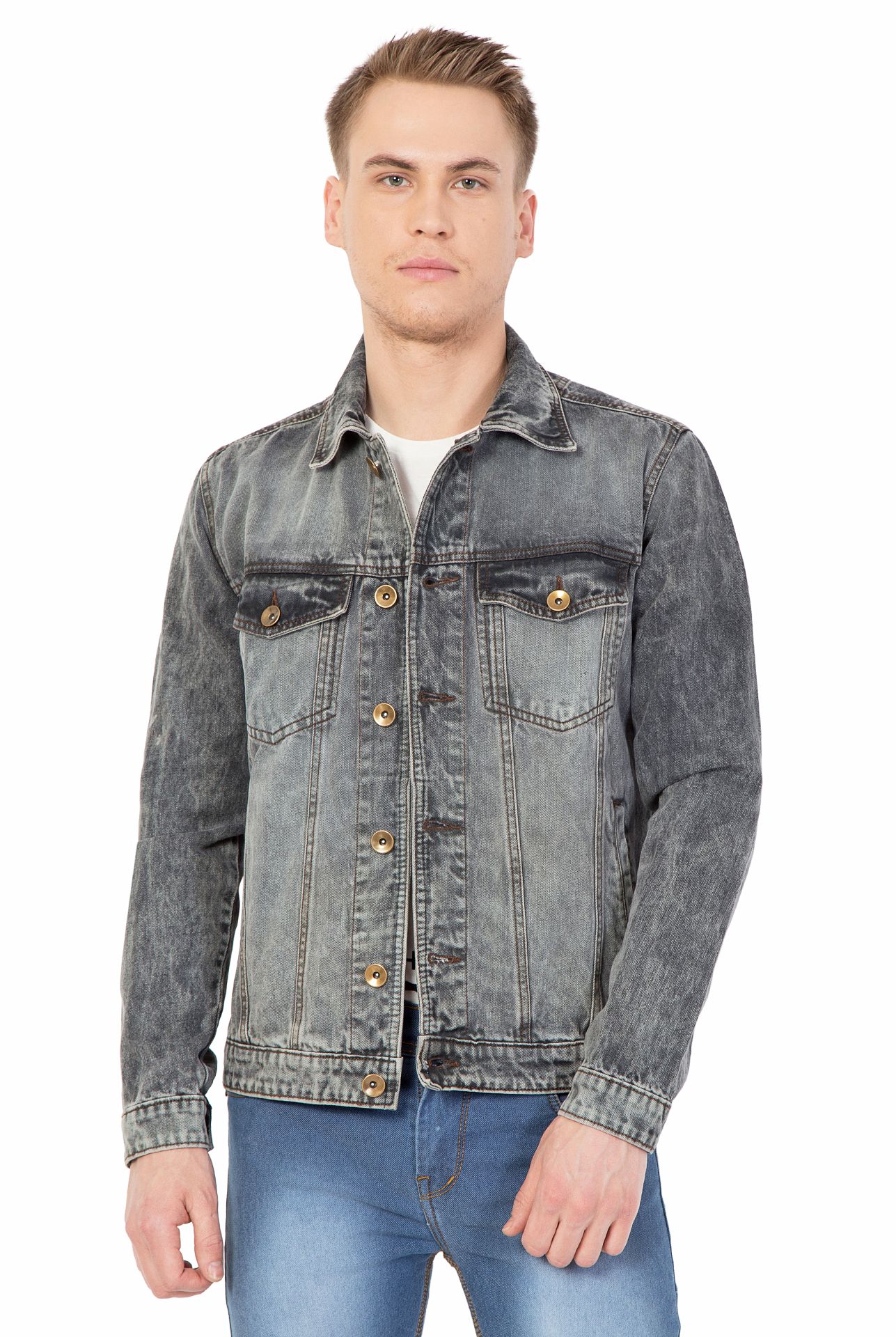 krossstitch denim jacket
